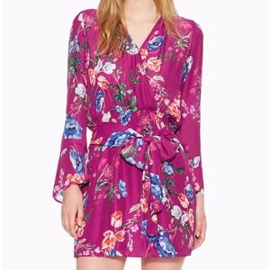 Parker Amanda Floral Long-Sleeve Dress